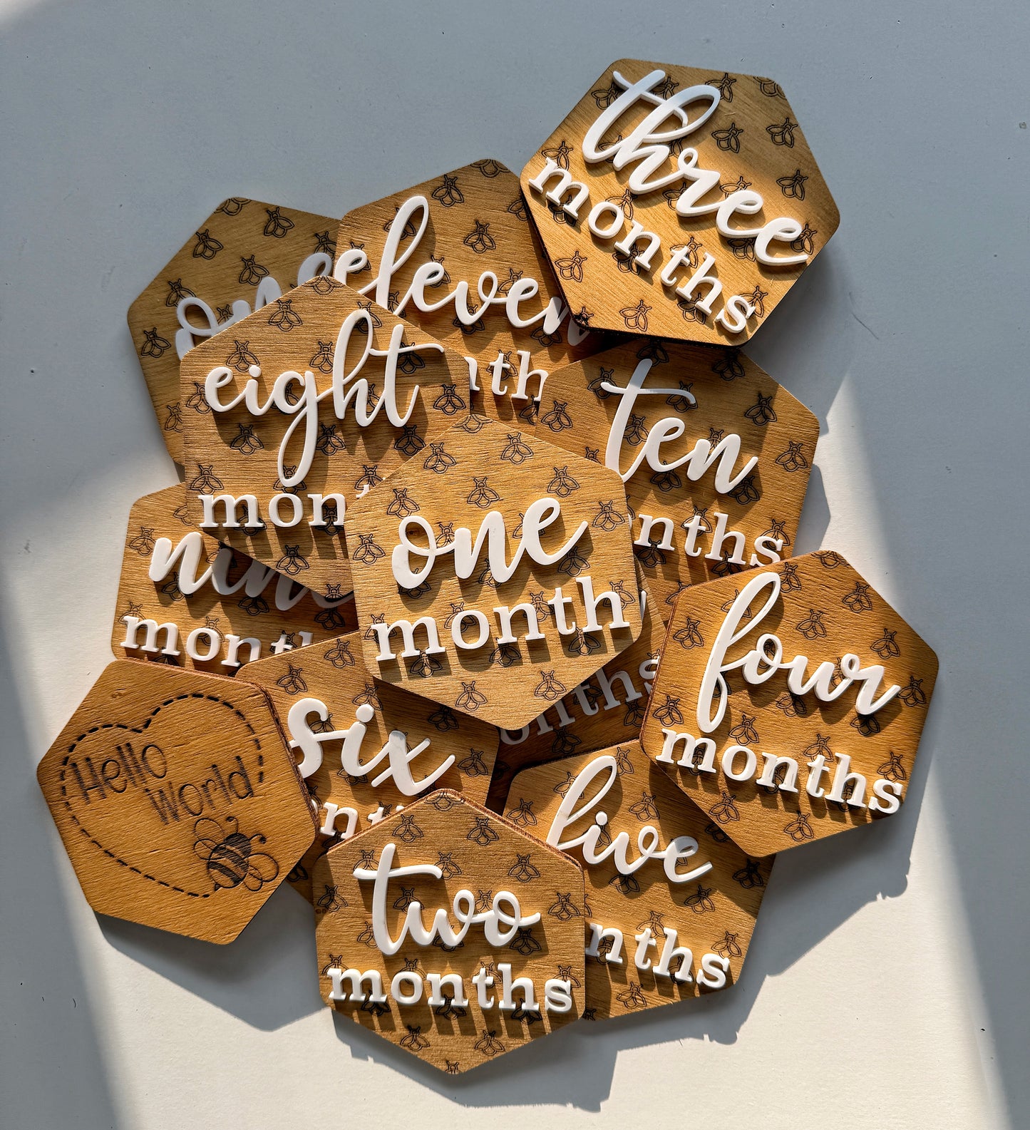 Baby Monthly Milestone Markers