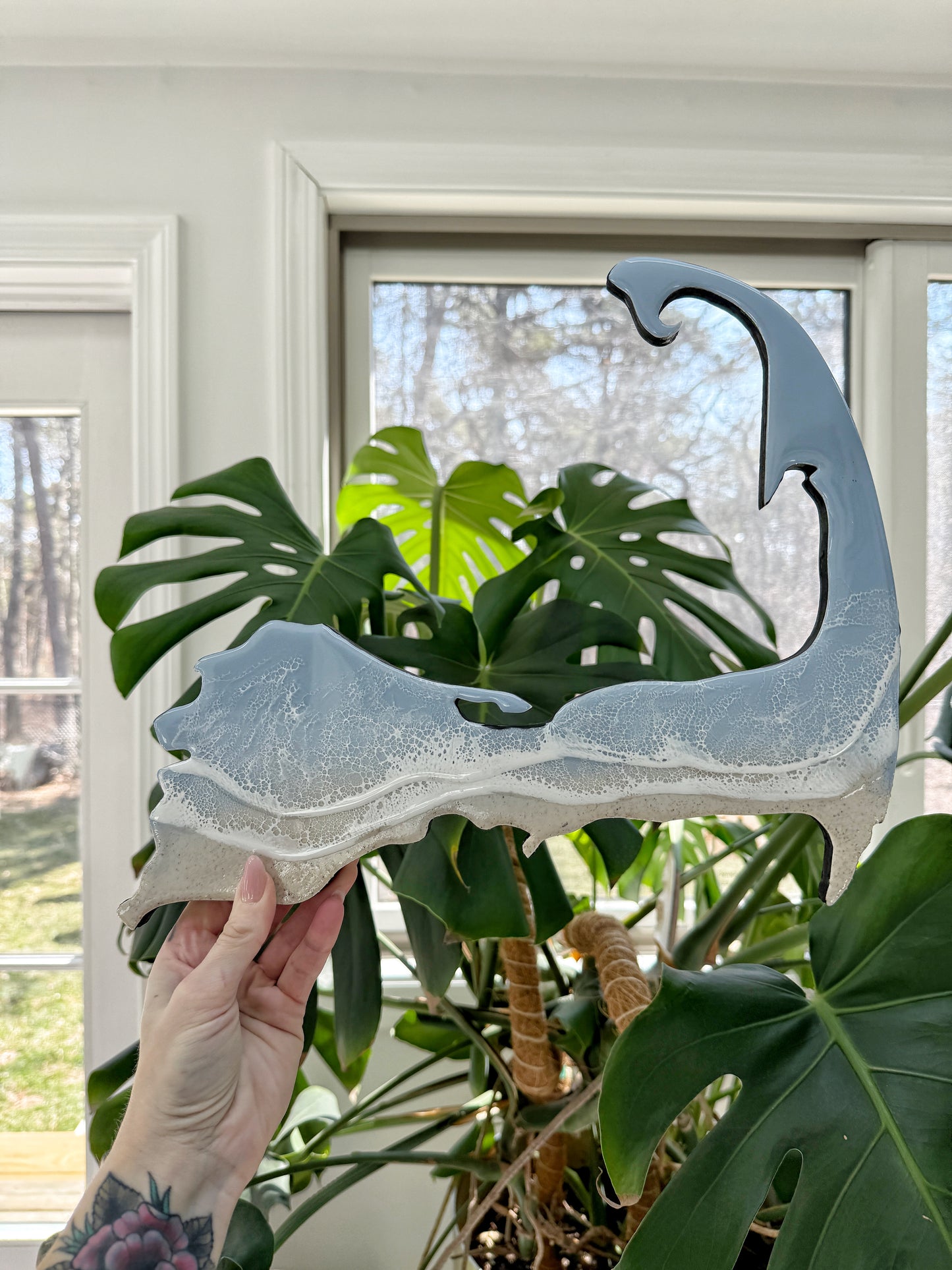 Cape Cod Wall Art | Ocean Wave Resin Decor 4/9/26