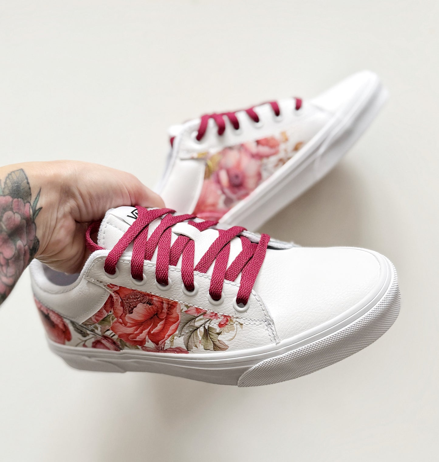 Custom Floral Sneakers