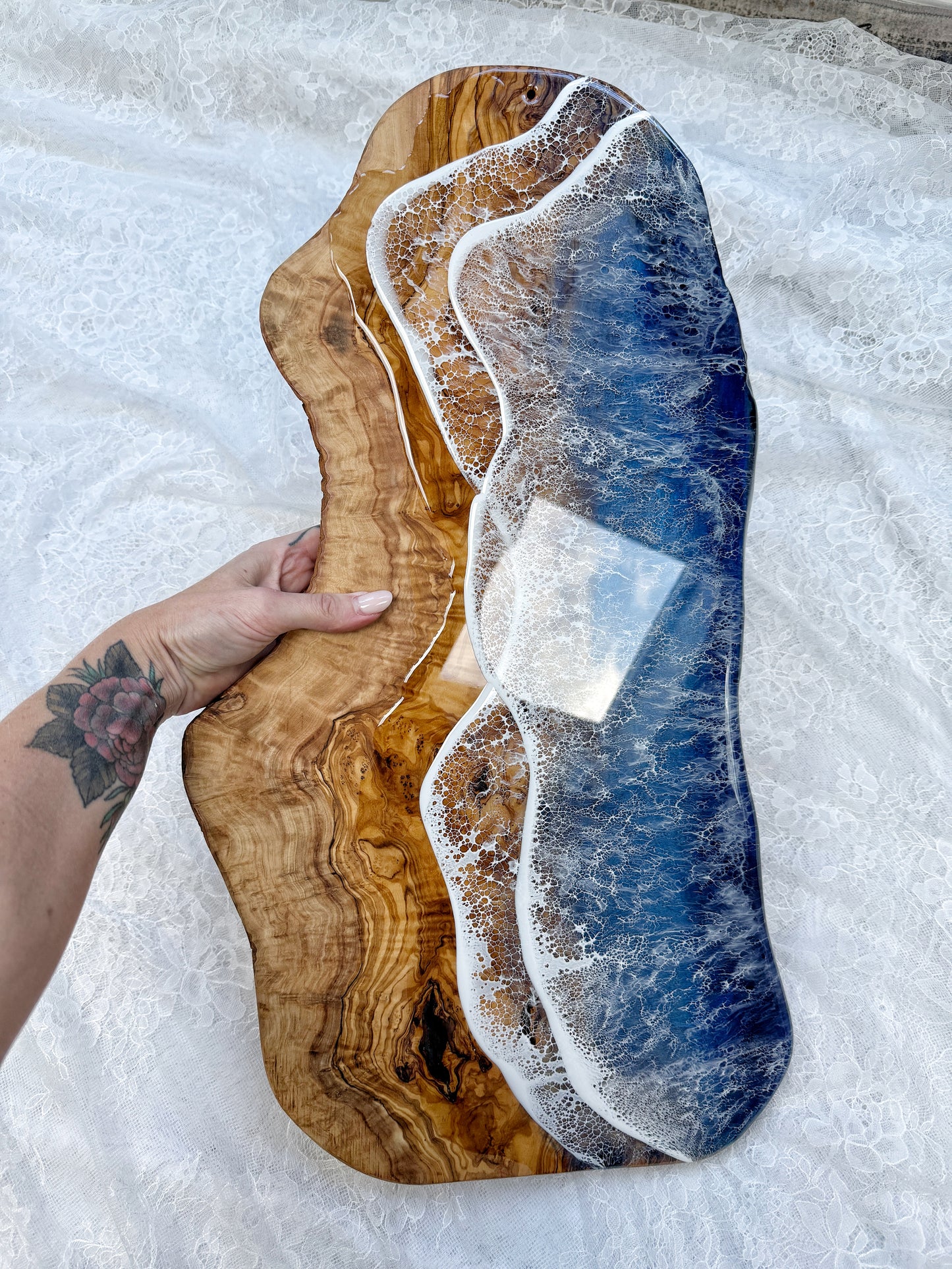 Ocean Wave Cutting Board - 9.8.25