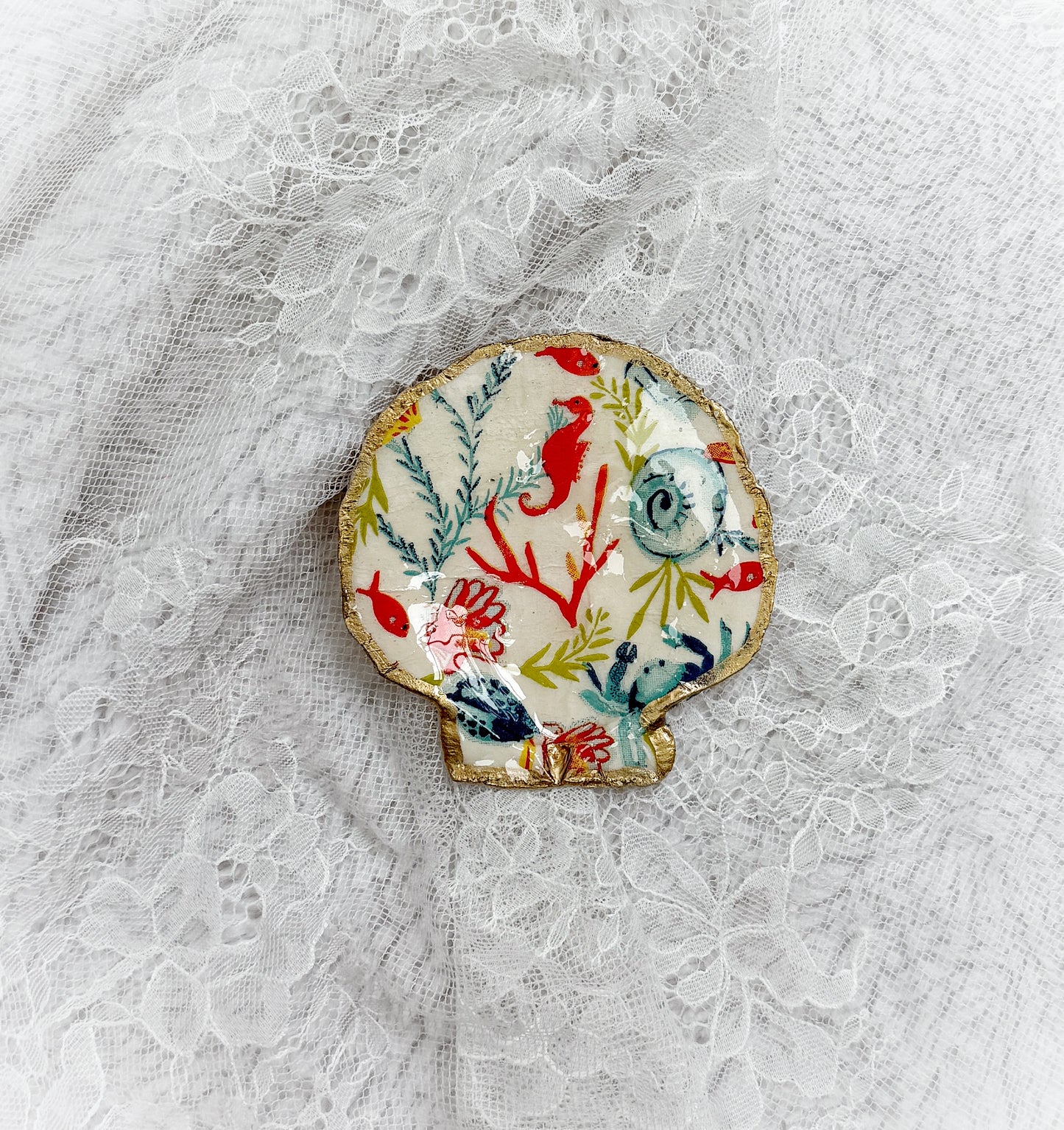 Shell Trinket Dish 9.8.25