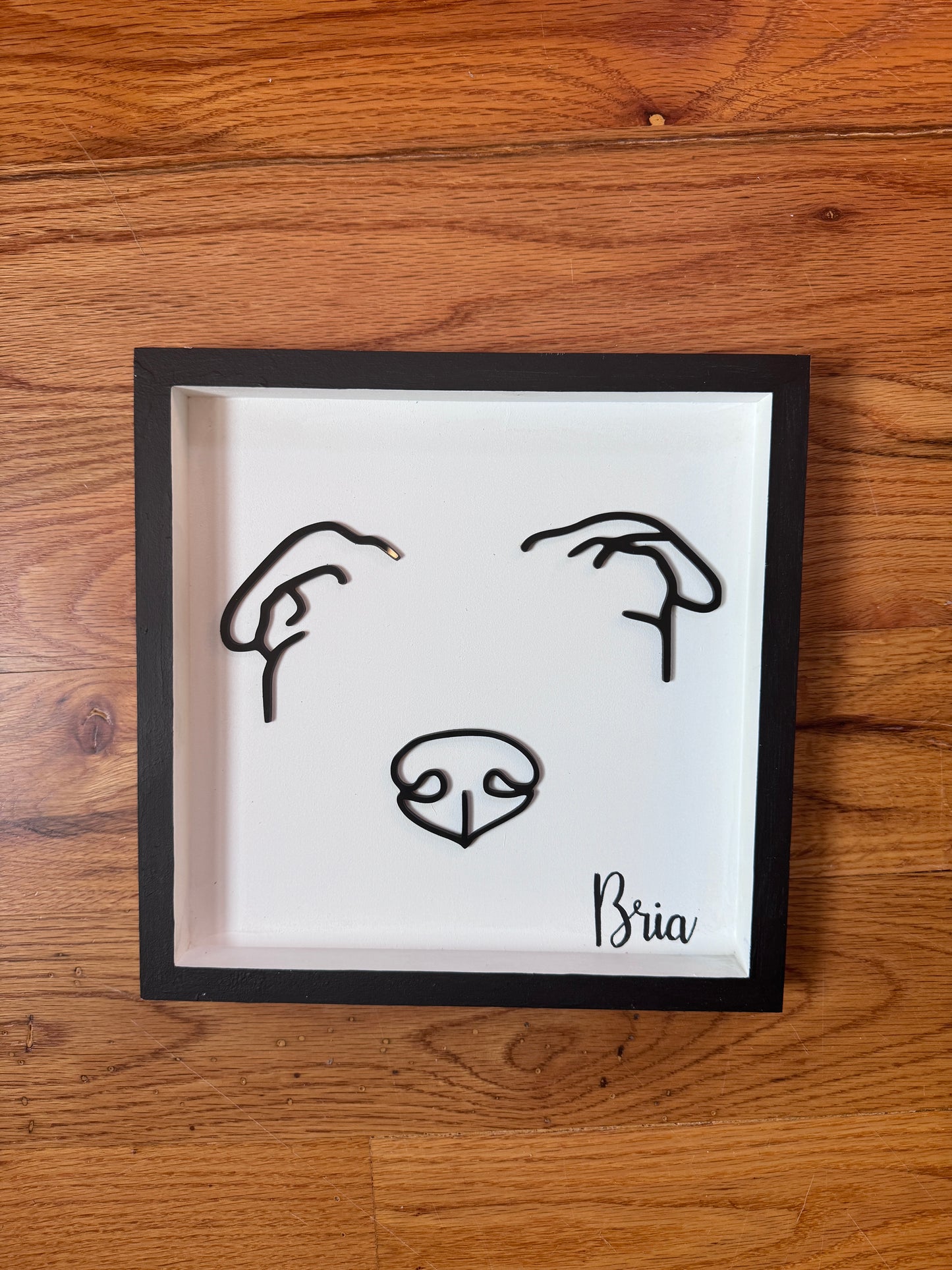 Custom Pet Silhouette Portrait – Classic & Upgraded Options