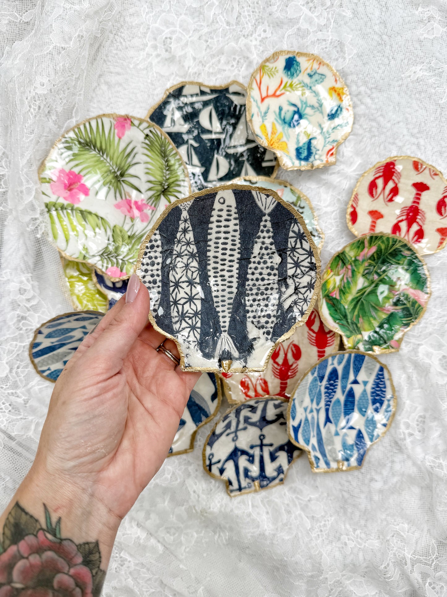 Shell Trinket Dish 9.8.25