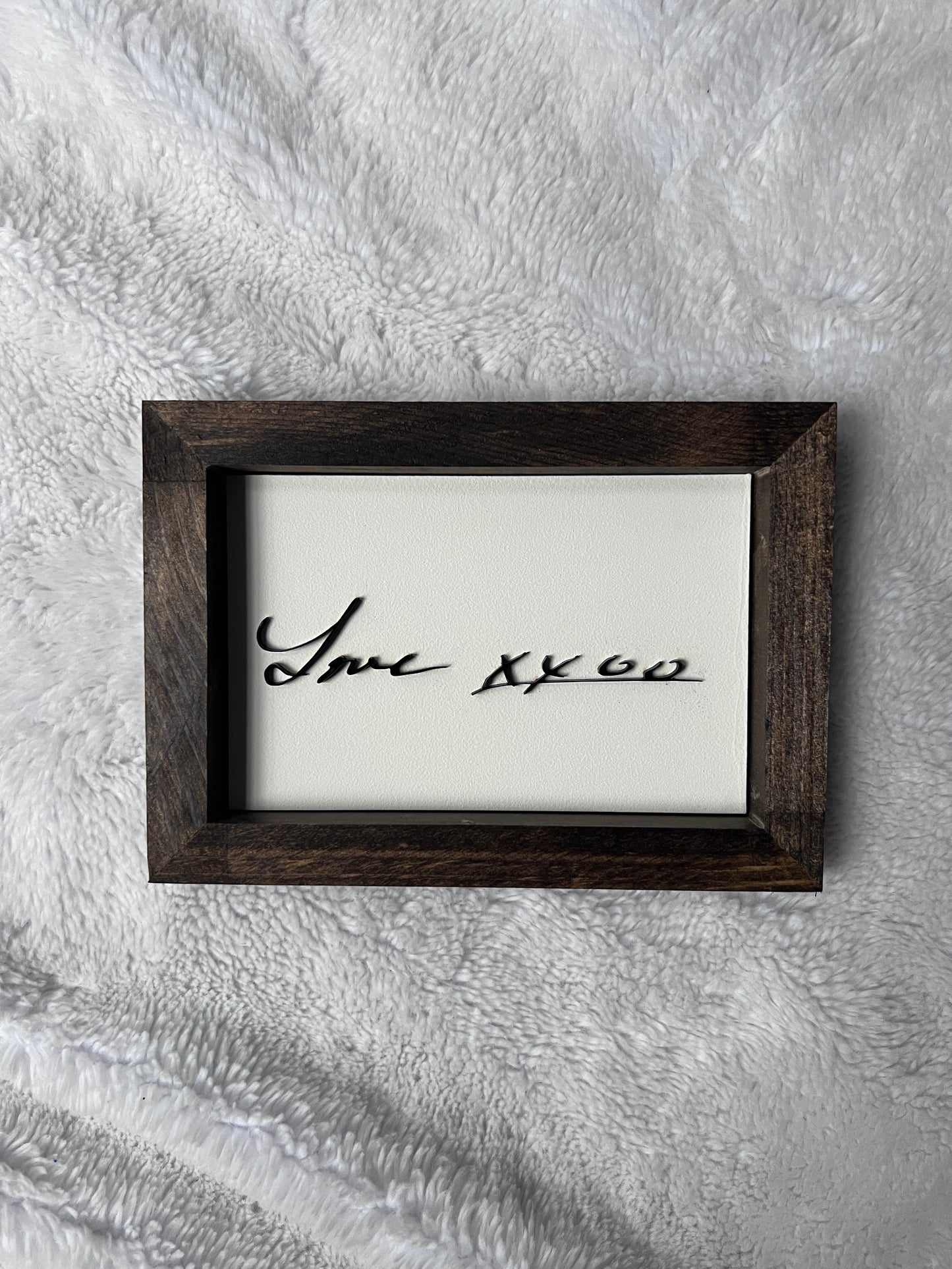 Custom handwriting sign