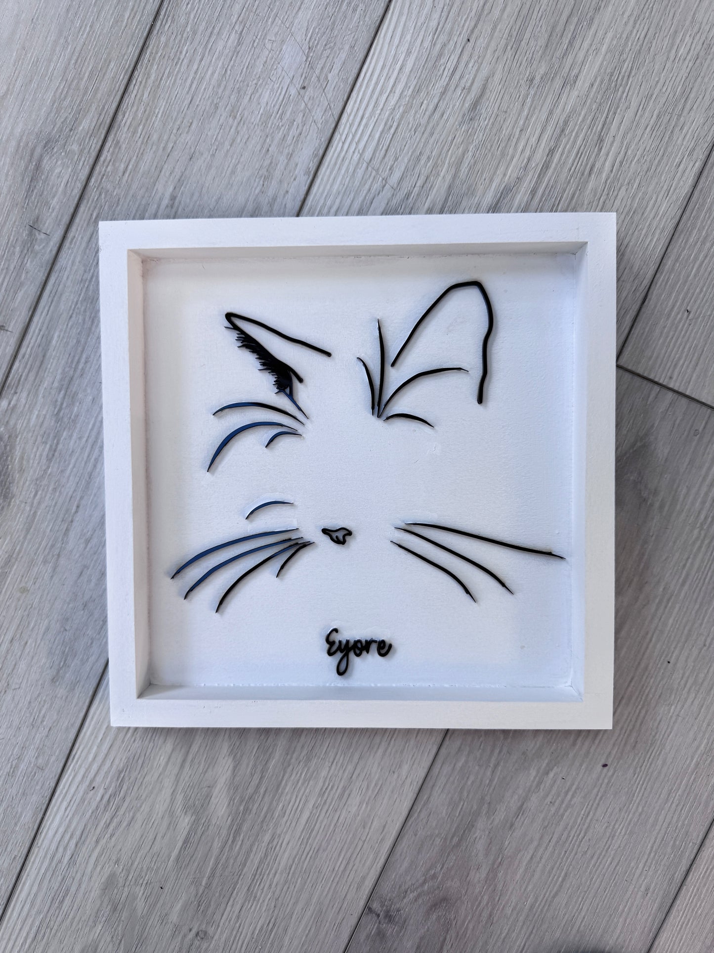 Custom Pet Silhouette Portrait – Classic & Upgraded Options