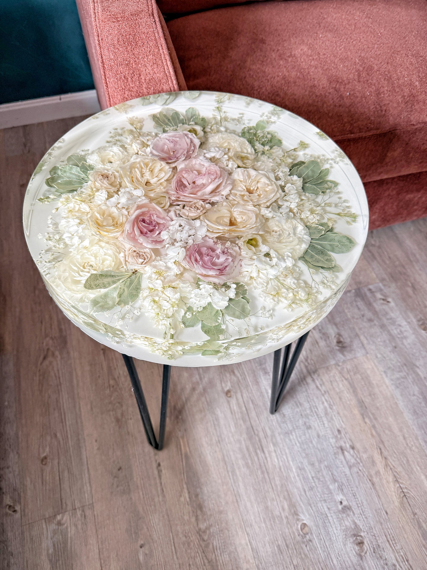 18" Table Floral Preservation Keepsake