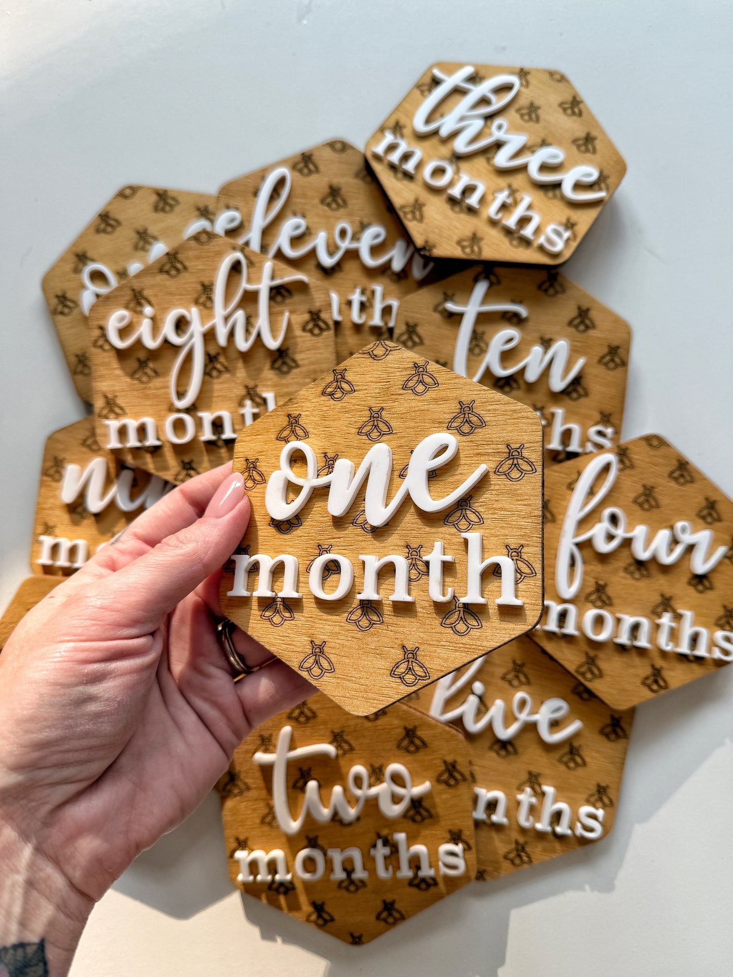 Baby Monthly Milestone Markers