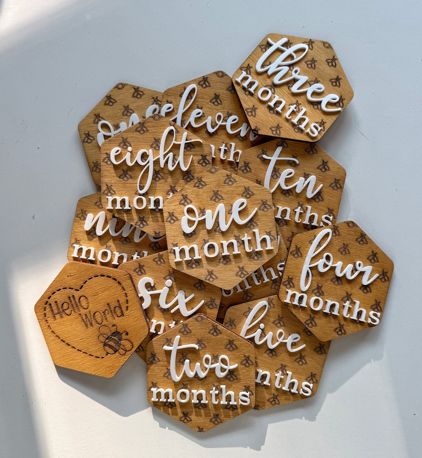 Baby Monthly Milestone Markers