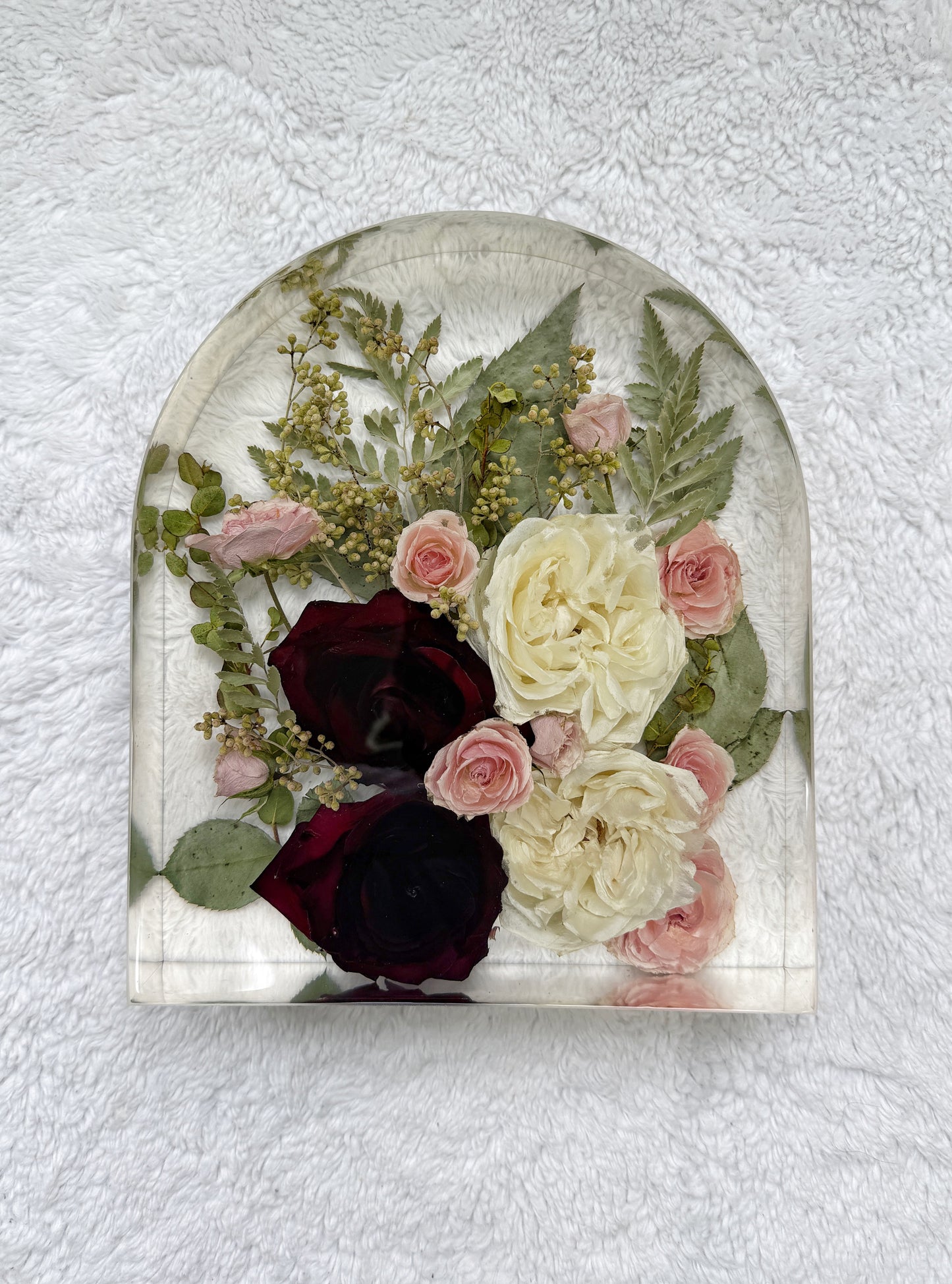 10" Arch Floral Preservation Keepsake