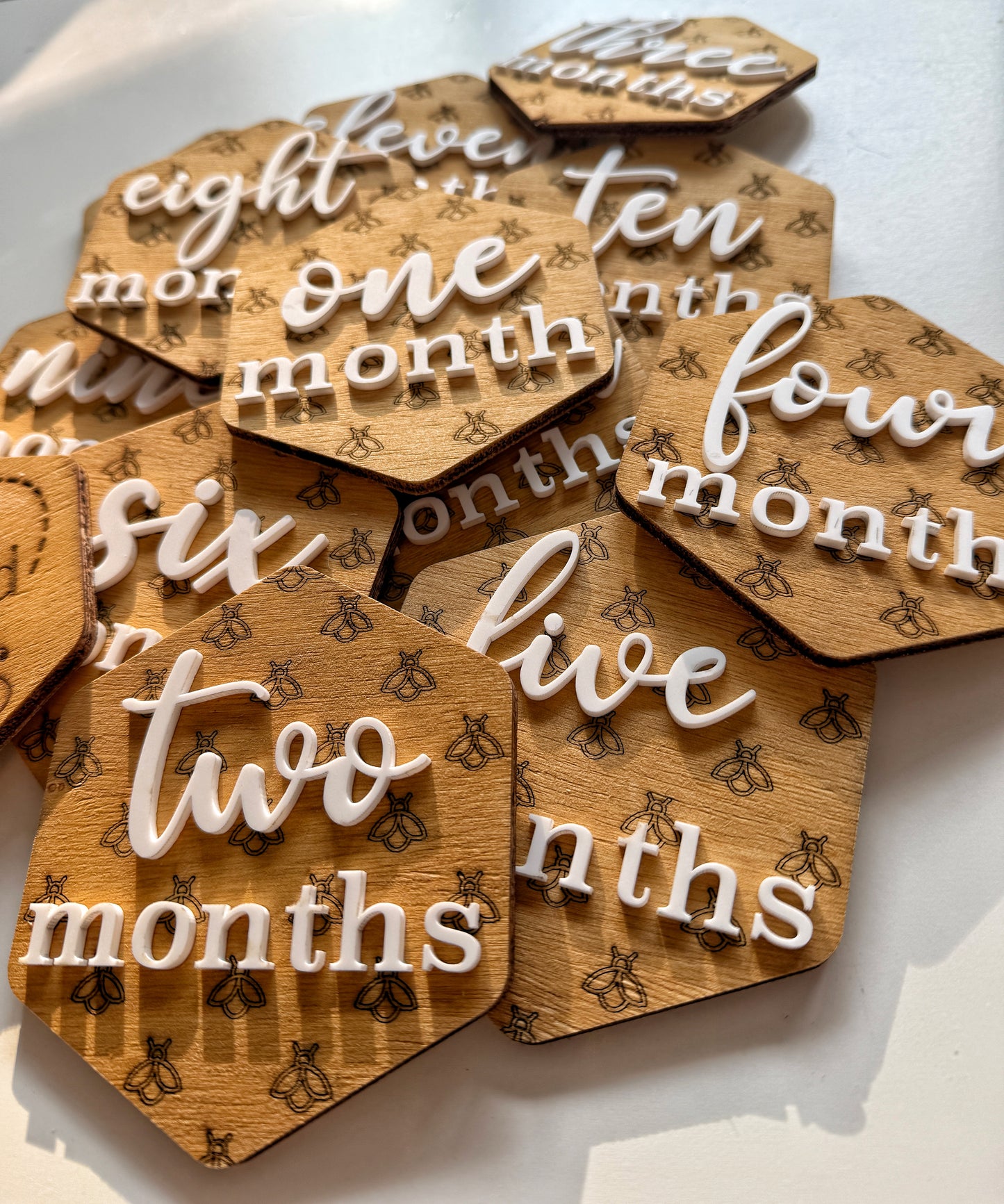 Baby Monthly Milestone Markers