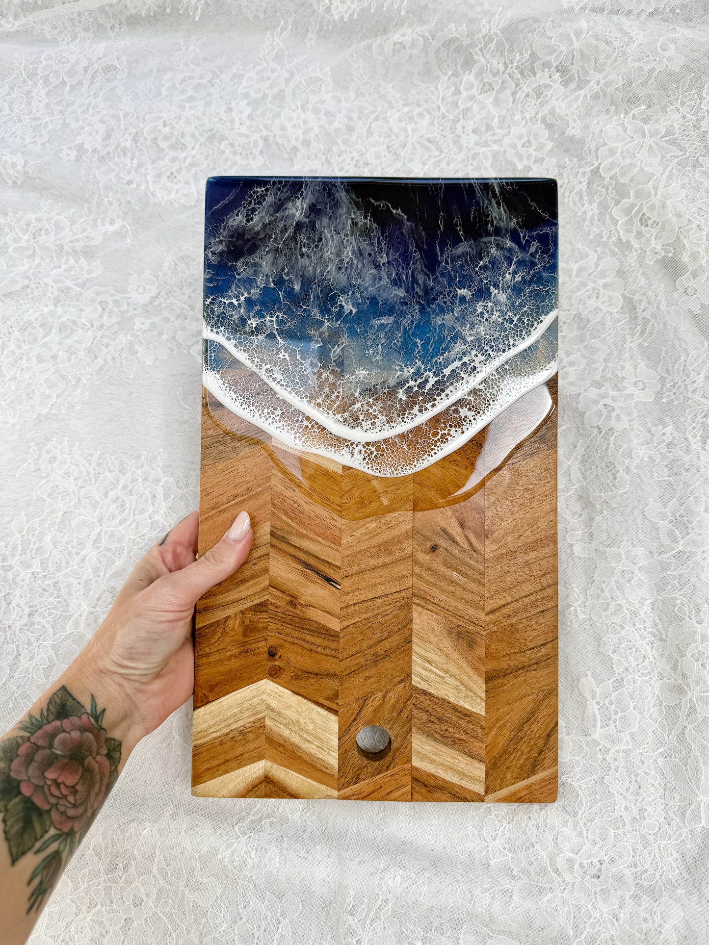 Ocean Wave Cutting Board - 9.8.25