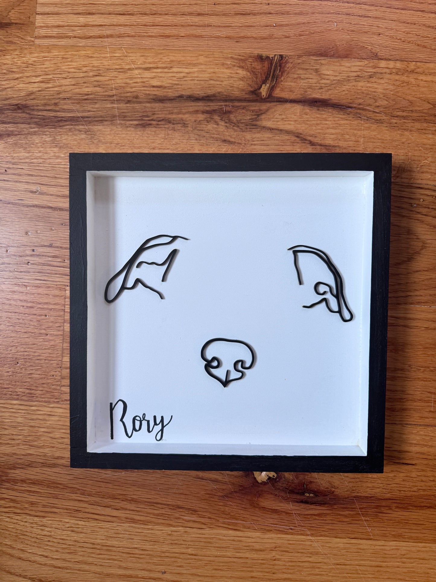 Custom Pet Silhouette Portrait – Classic & Upgraded Options