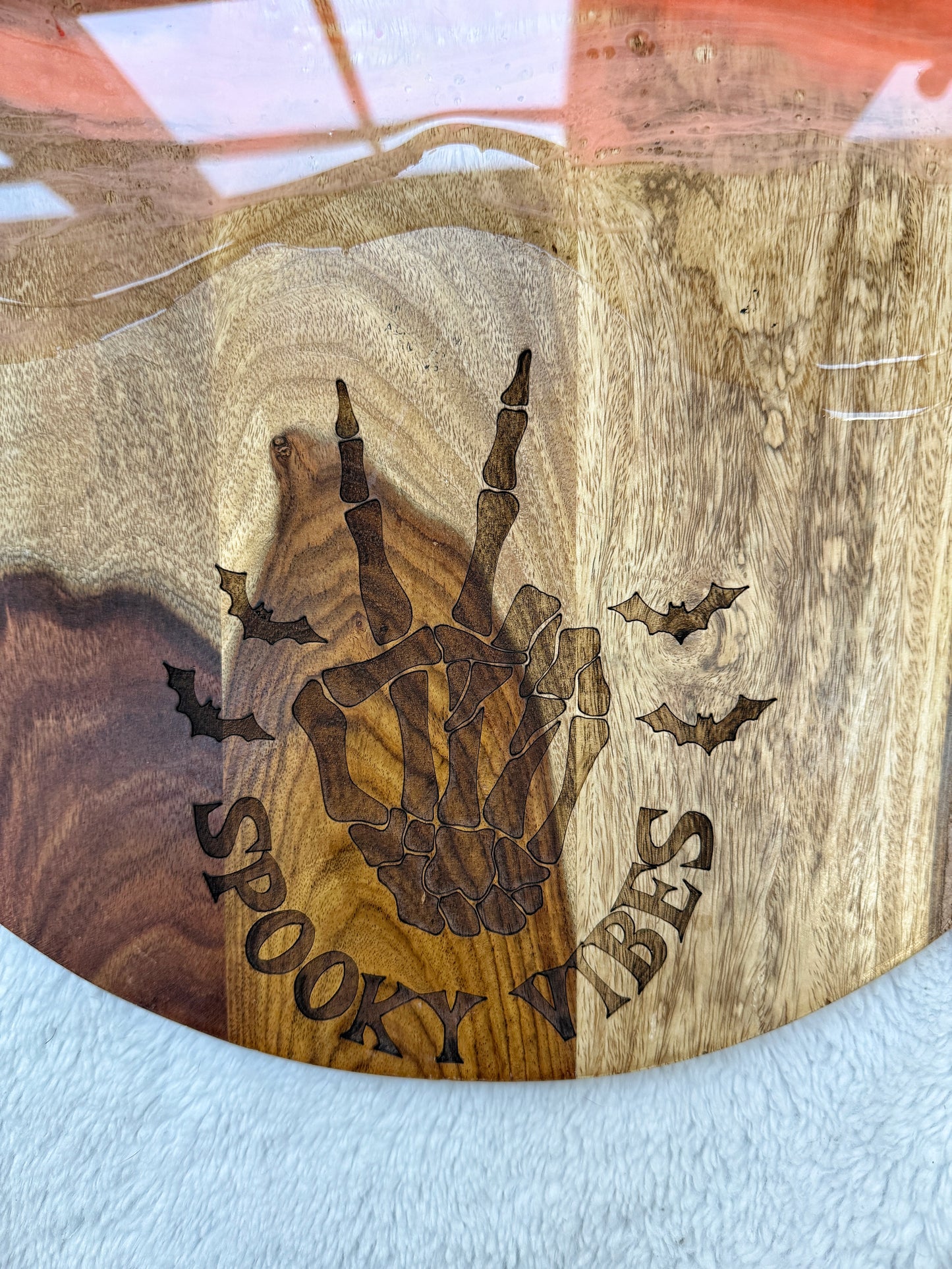 Halloween Cutting/Charcuterie Board - Acacia
