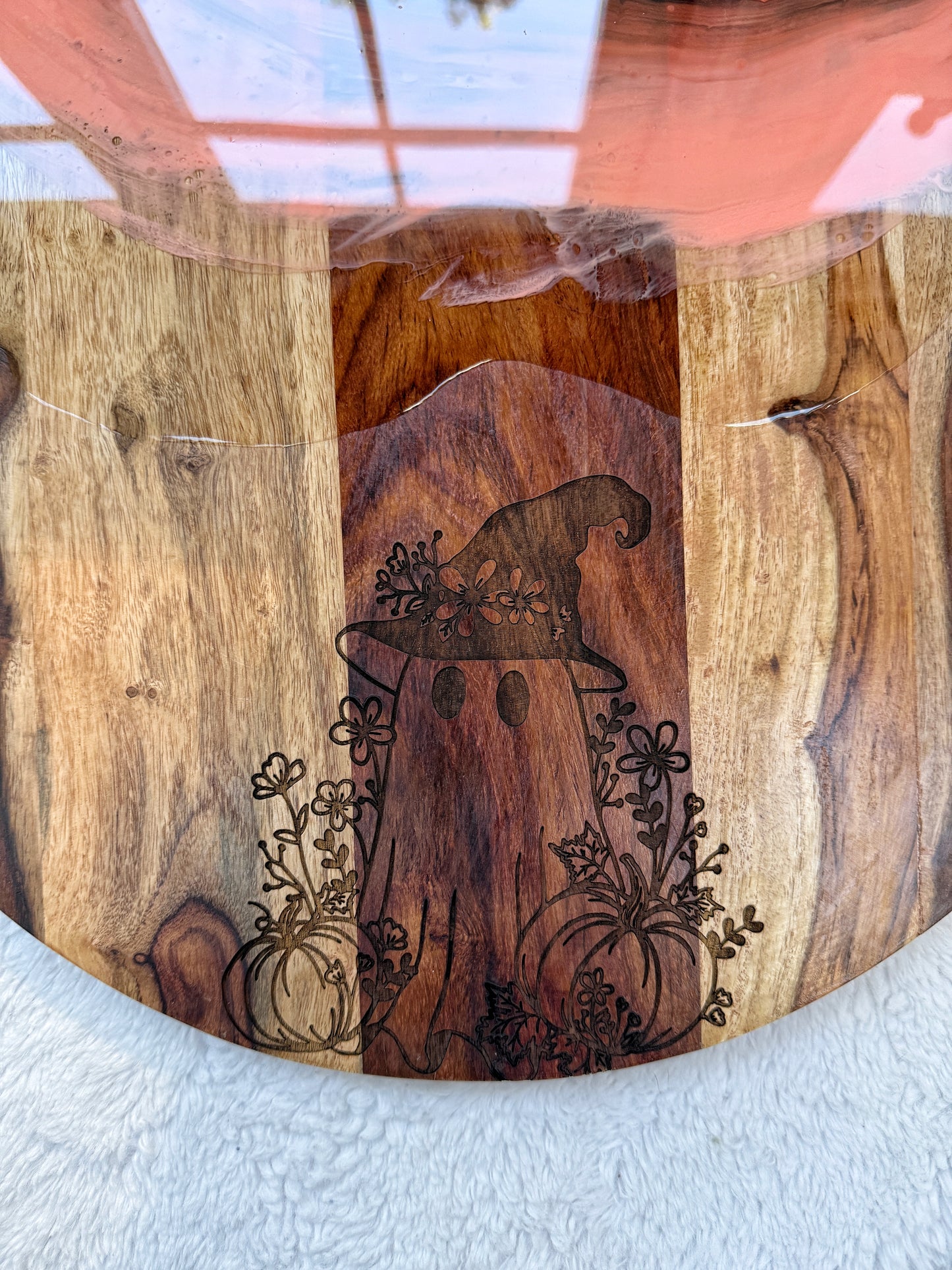 Halloween Cutting/Charcuterie Board - Acacia