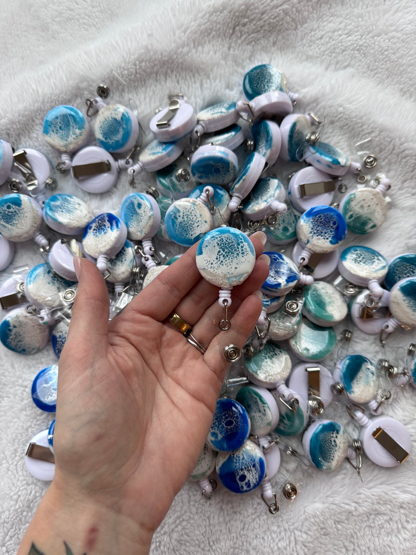 Ocean Wave Badge ID Reel