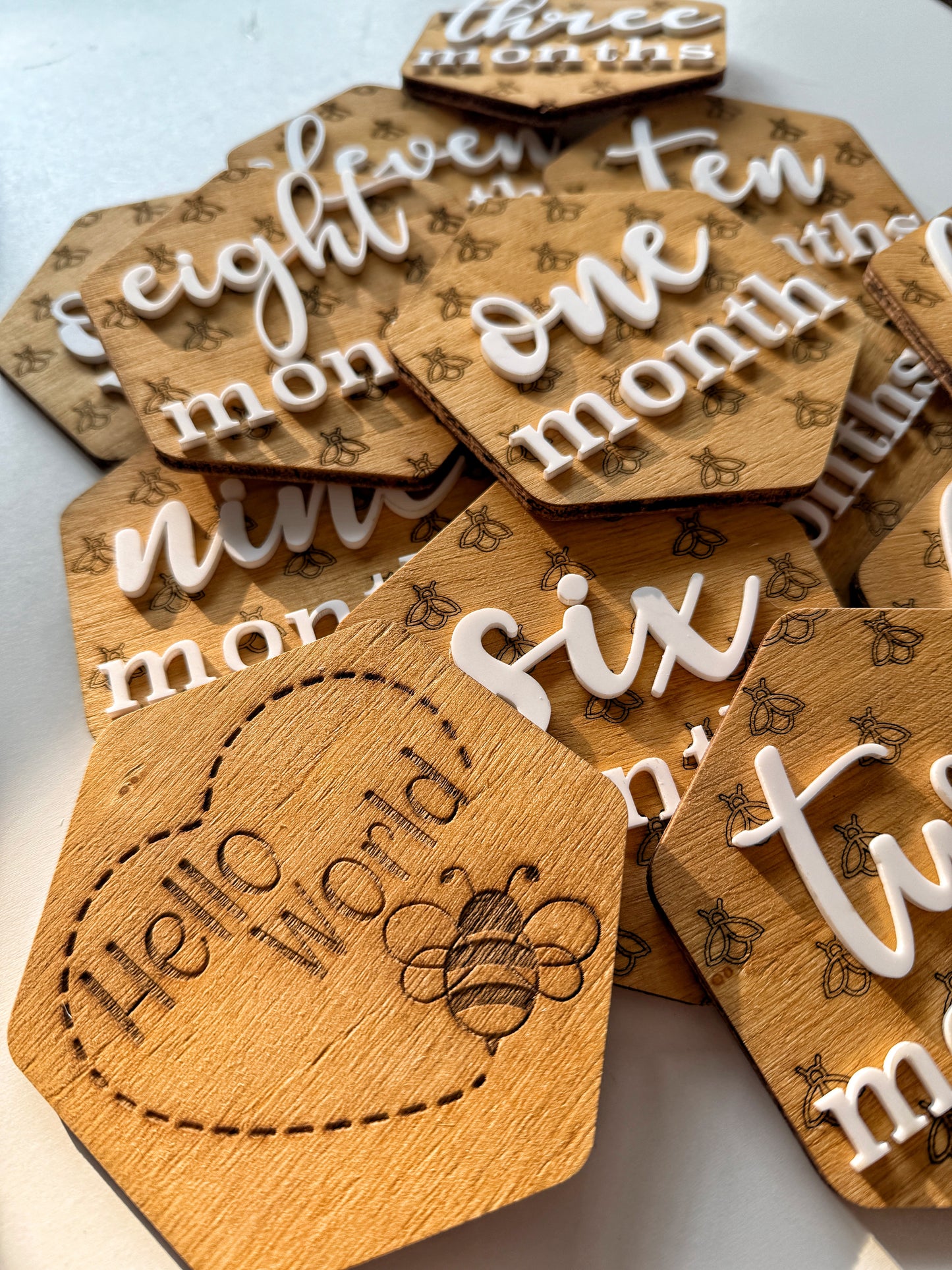 Baby Monthly Milestone Markers