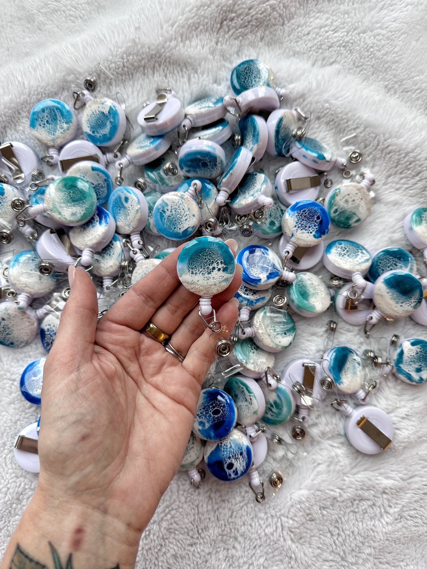 Ocean Wave Badge ID Reel