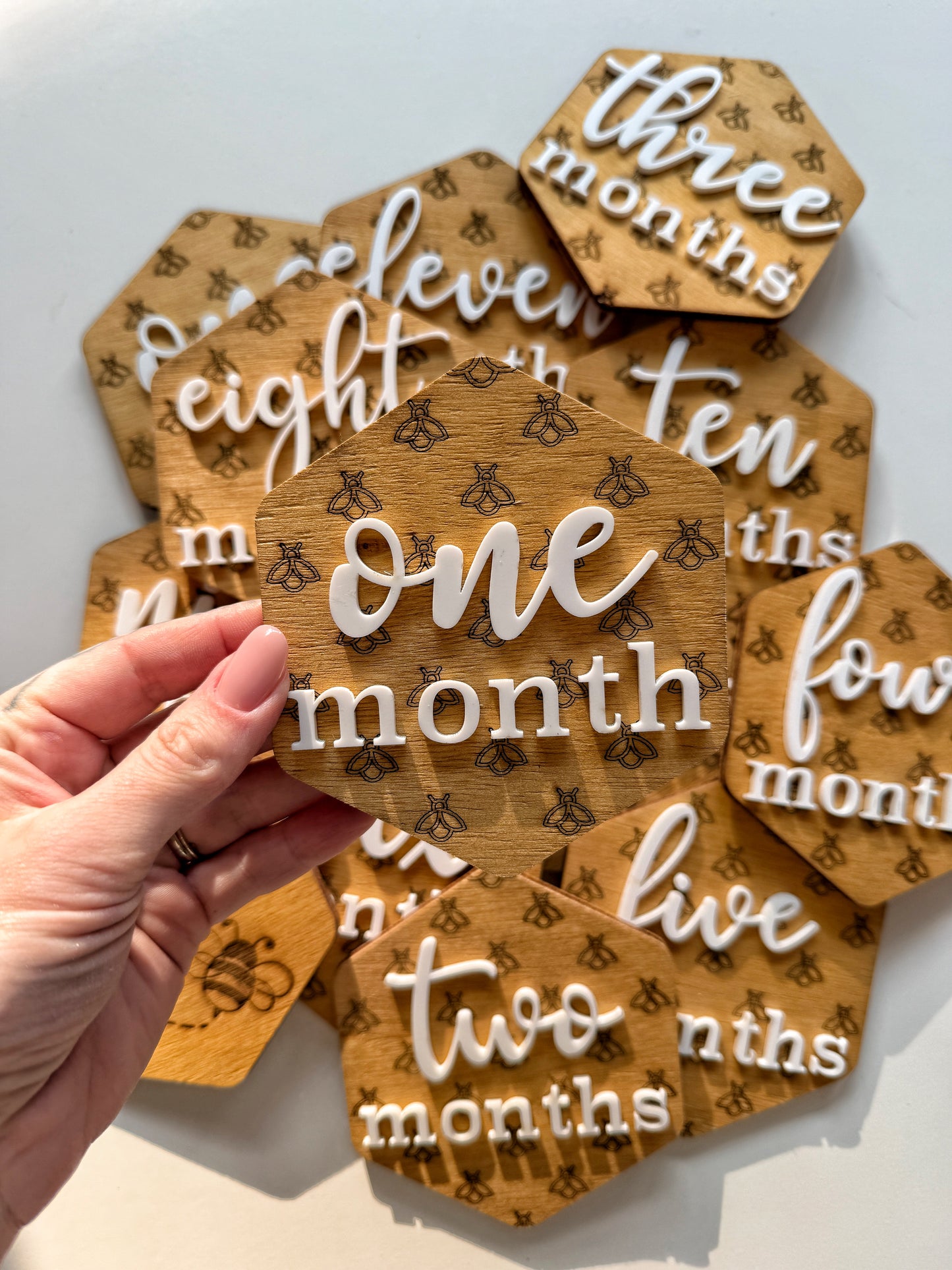Baby Monthly Milestone Markers