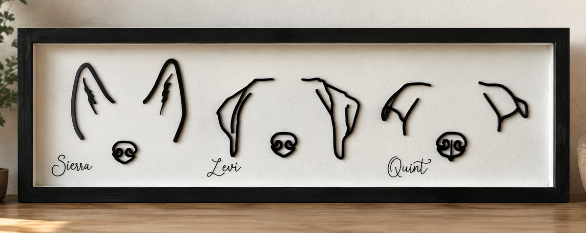 Custom Pet Silhouette Portrait – Danielle Gordon