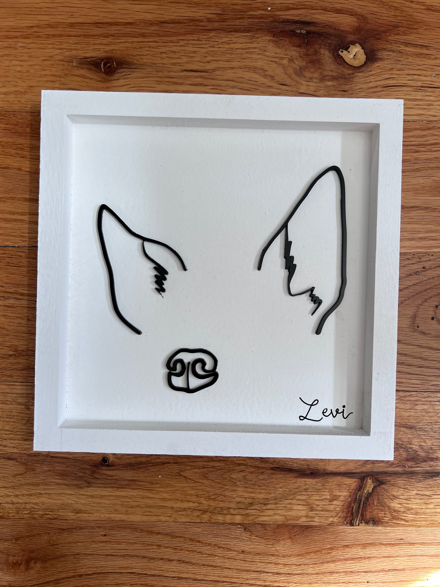 Custom Pet Silhouette Portrait – Classic & Upgraded Options