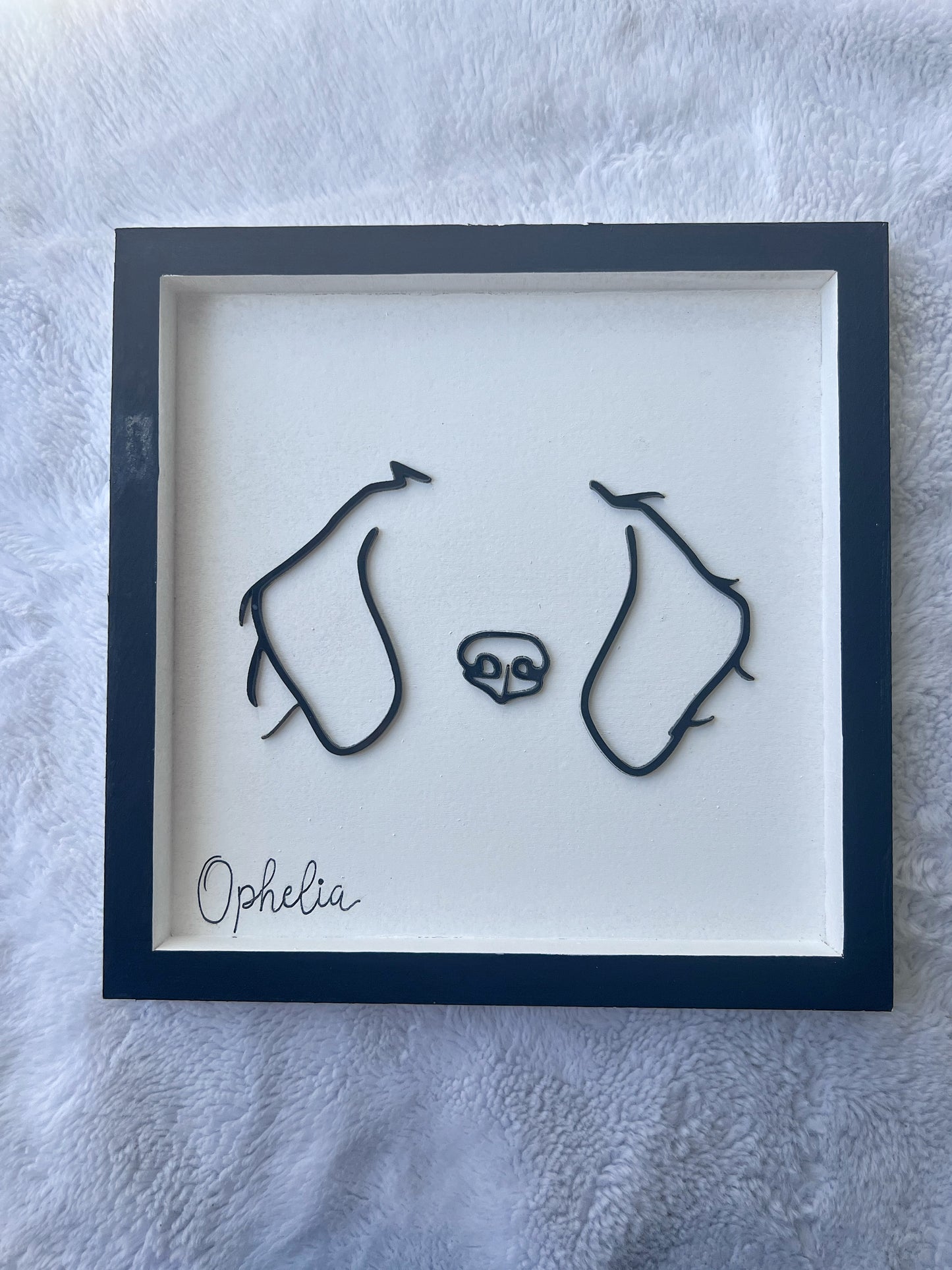 Custom Pet Silhouette Portrait – Classic & Upgraded Options