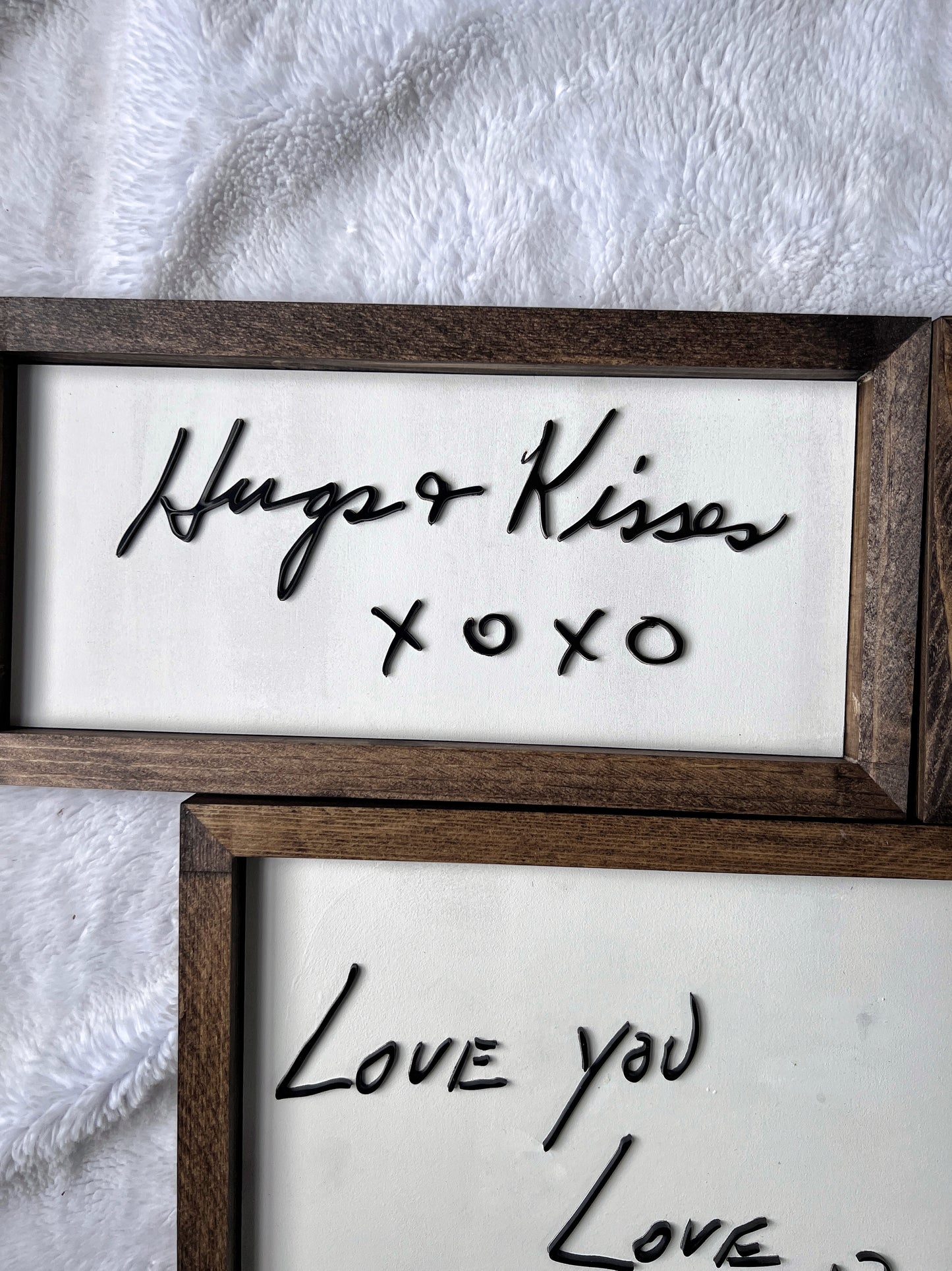 Custom handwriting sign