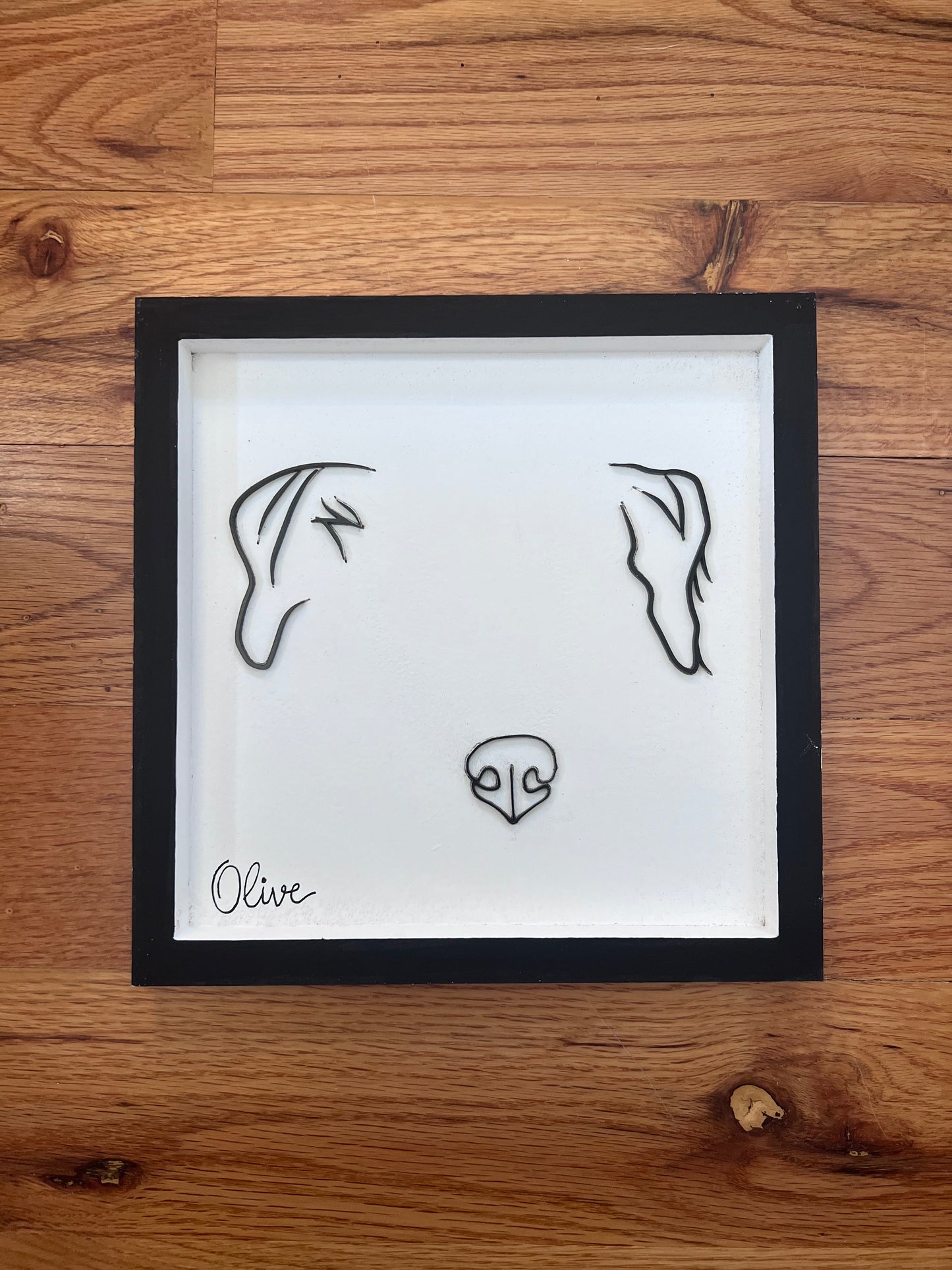 Custom Pet Silhouette Portrait – Classic & Upgraded Options