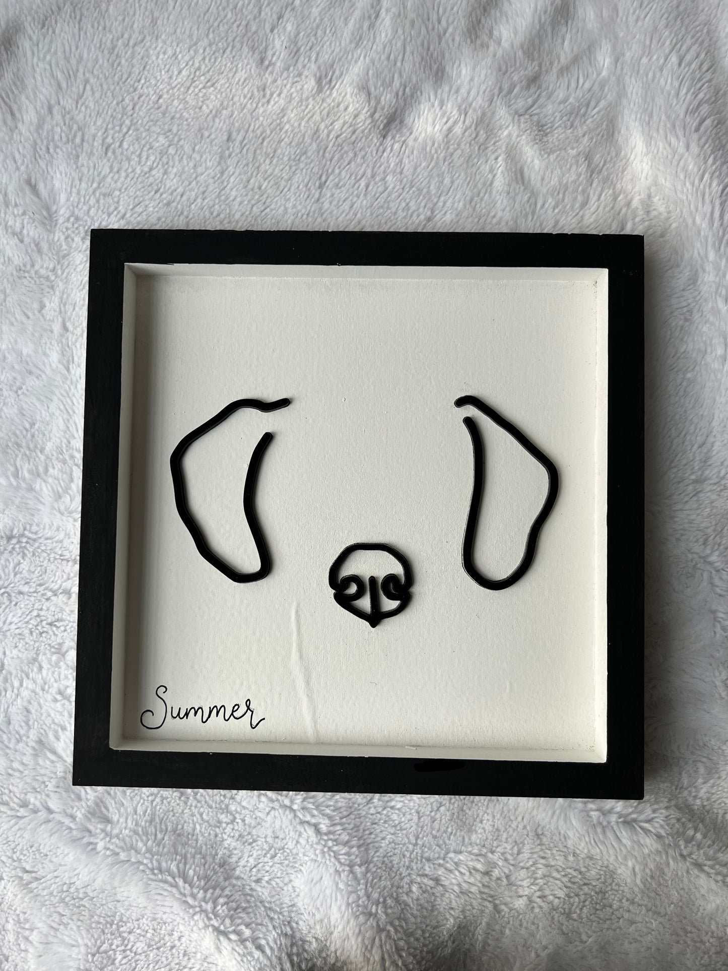 Custom Pet Silhouette Portrait – Classic & Upgraded Options