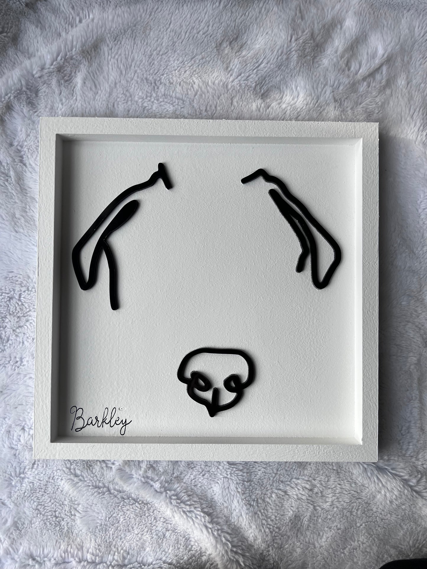 Custom Pet Silhouette Portrait – Classic & Upgraded Options