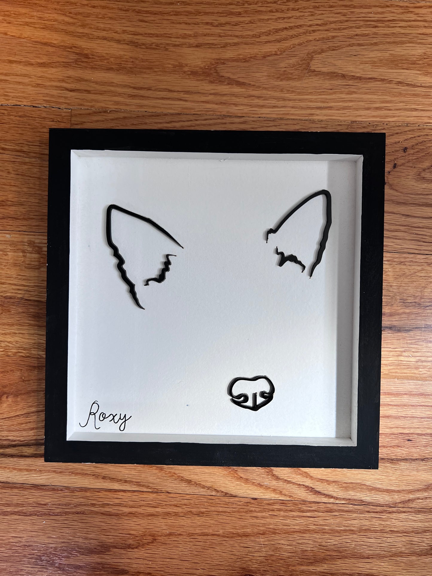 Custom Pet Silhouette Portrait – Classic & Upgraded Options