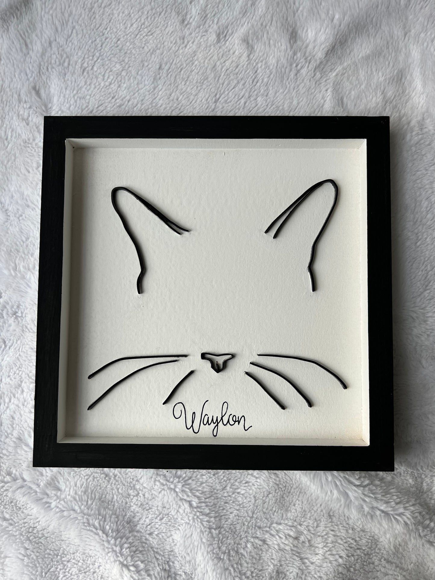 Custom Pet Silhouette Portrait – Classic & Upgraded Options