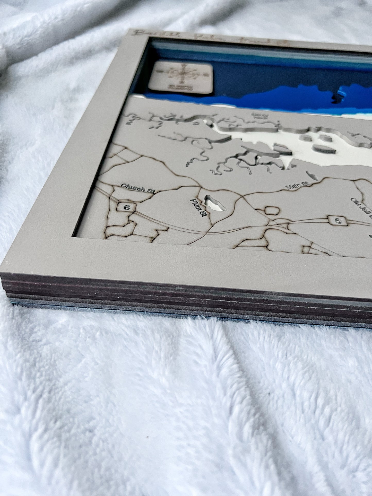 Customizable Locale Layered Wall Art Deposit