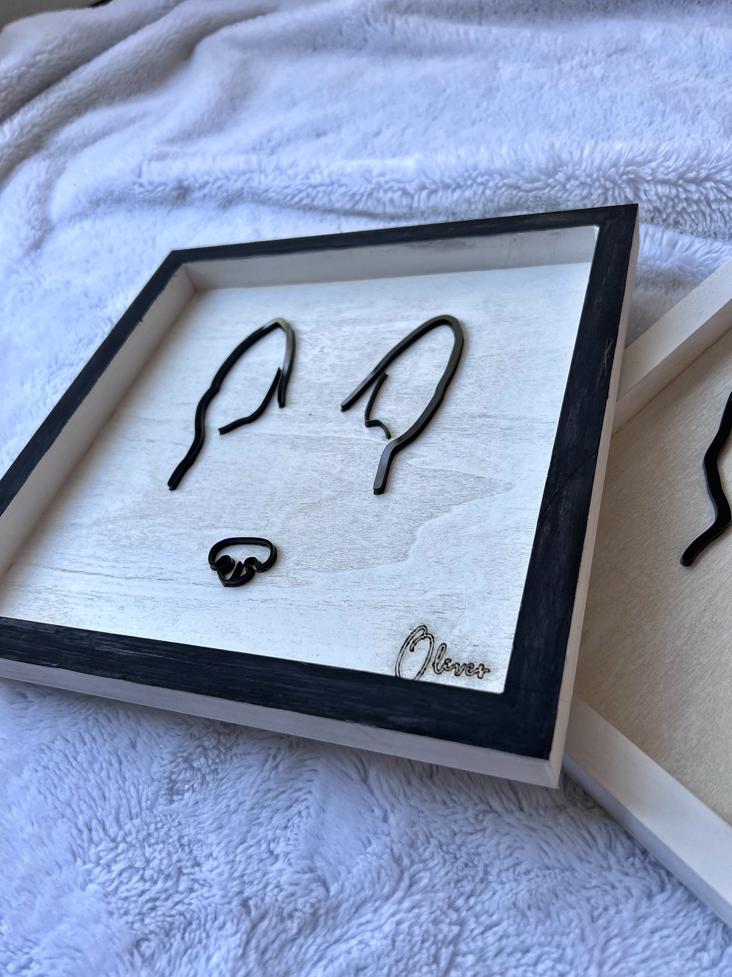 Custom Pet Silhouette Portrait – Classic & Upgraded Options