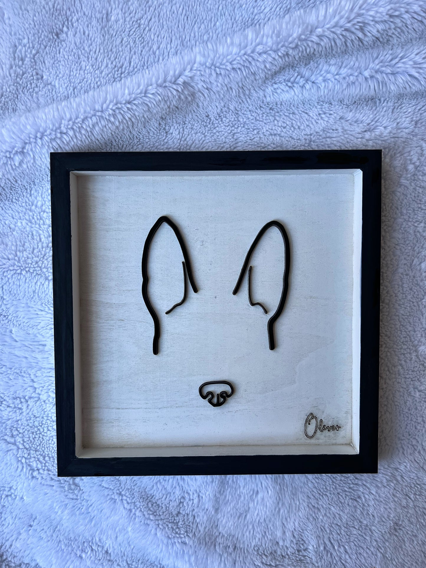 Custom Pet Silhouette Portrait – Classic & Upgraded Options
