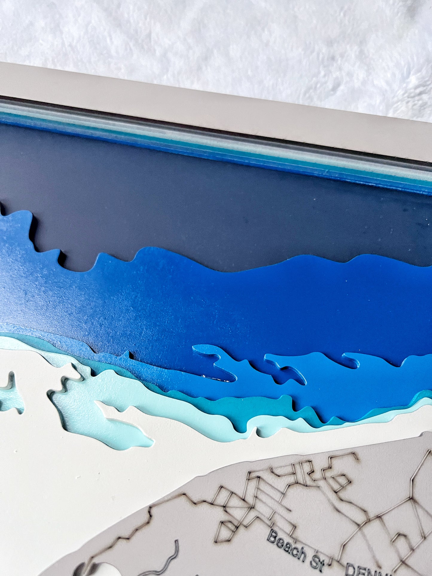 Customizable Locale Layered Wall Art Deposit