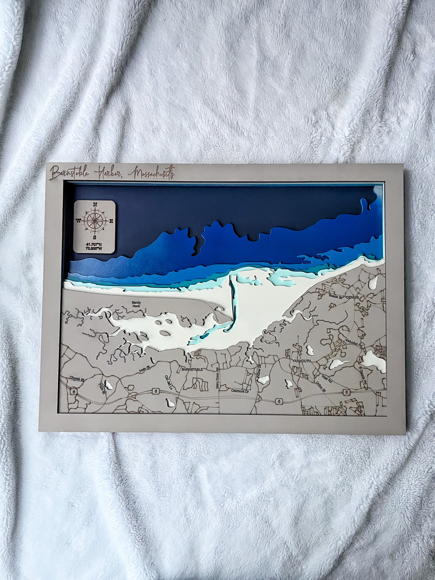 Customizable Locale Layered Wall Art Deposit