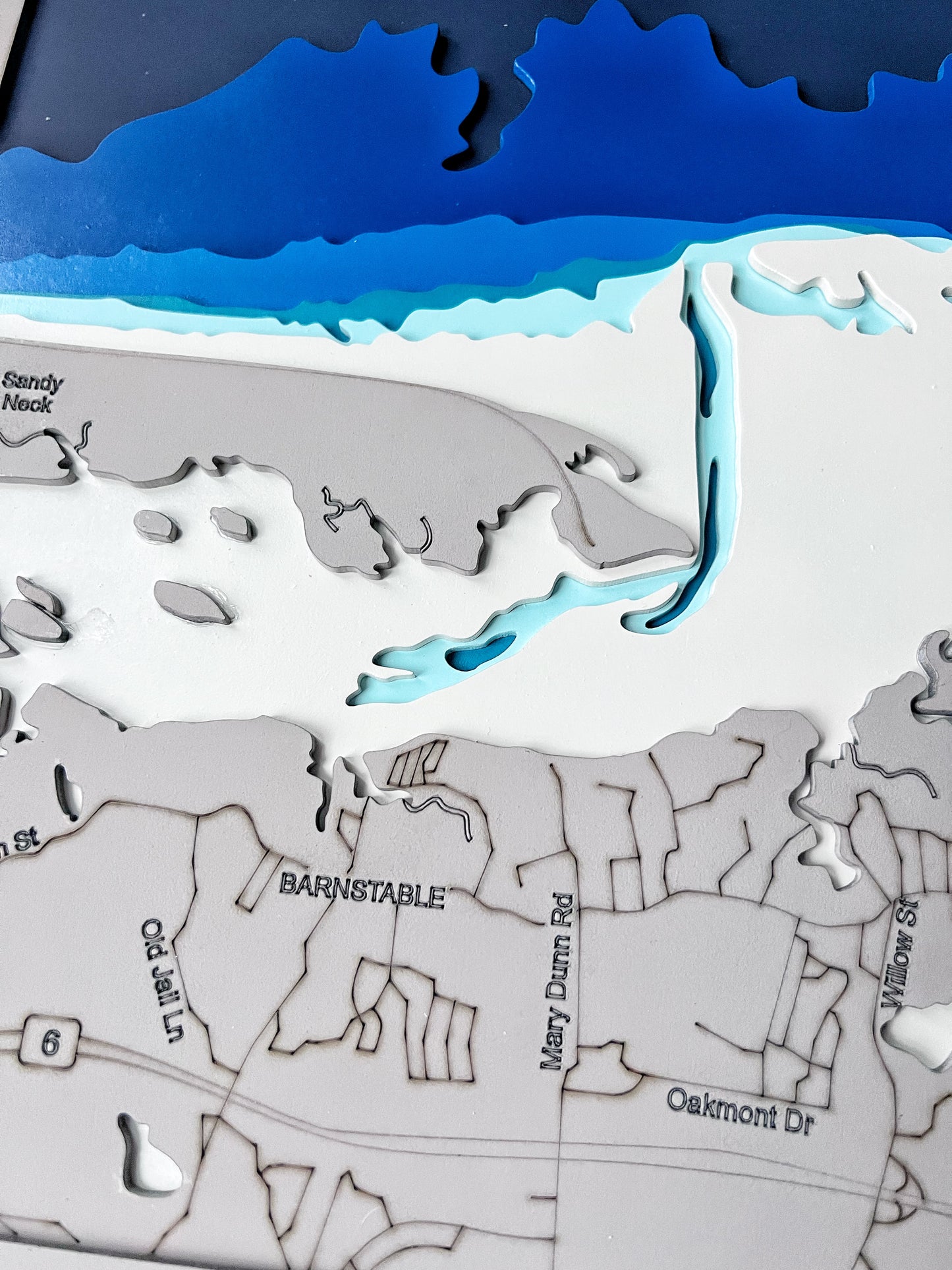 Customizable Locale Layered Wall Art Deposit
