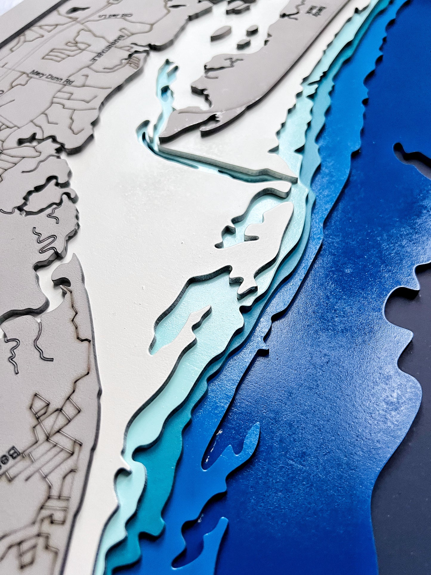 Customizable Locale Layered Wall Art Deposit