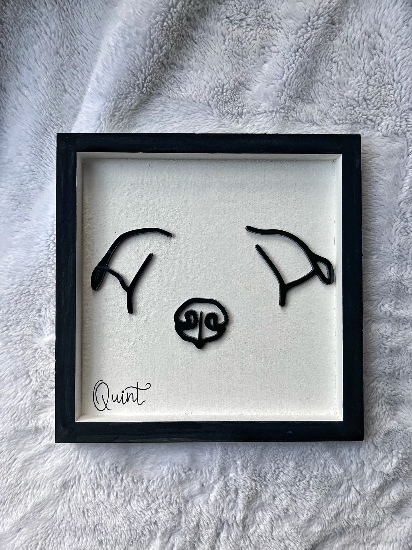 Custom Pet Silhouette Portrait – Classic & Upgraded Options