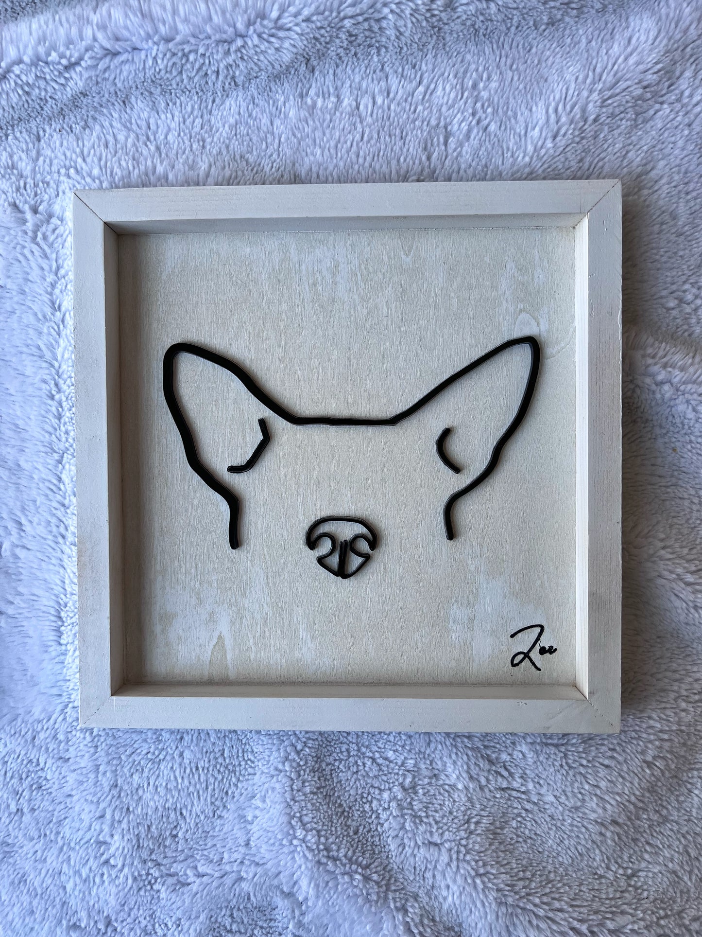 Custom Pet Silhouette Portrait – Classic & Upgraded Options