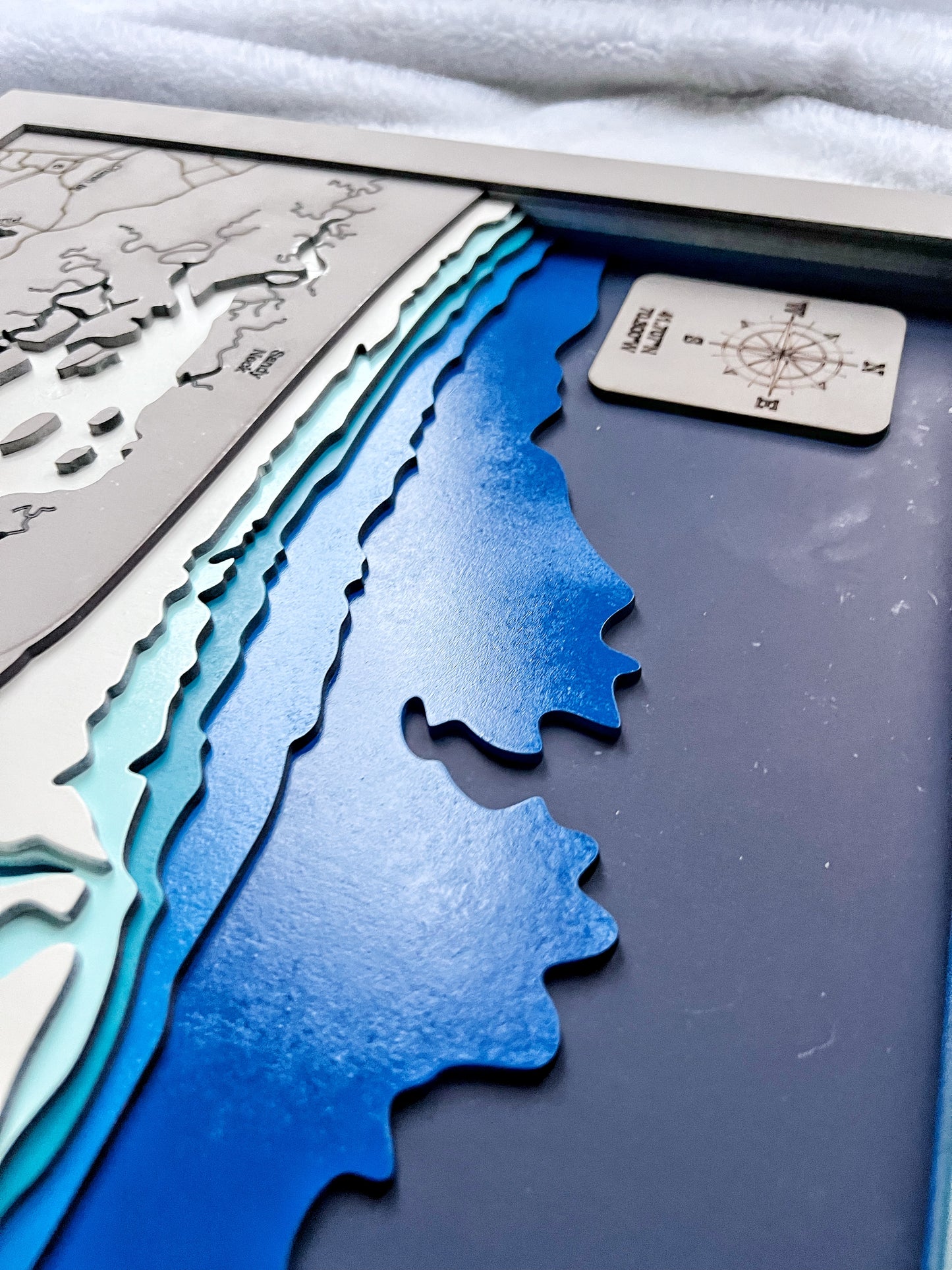 Customizable Locale Layered Wall Art Deposit