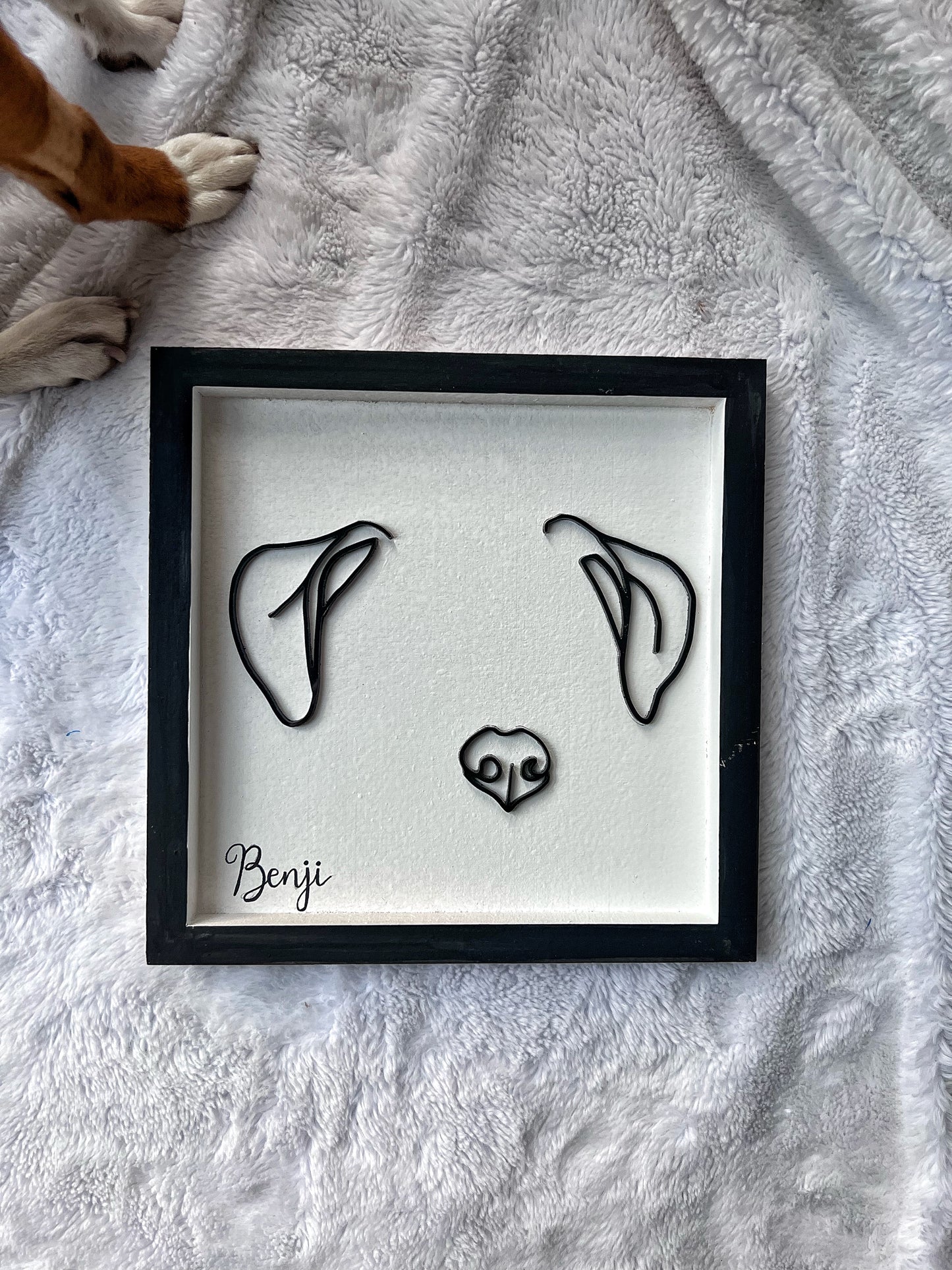 Custom Pet Silhouette Portrait – Classic & Upgraded Options