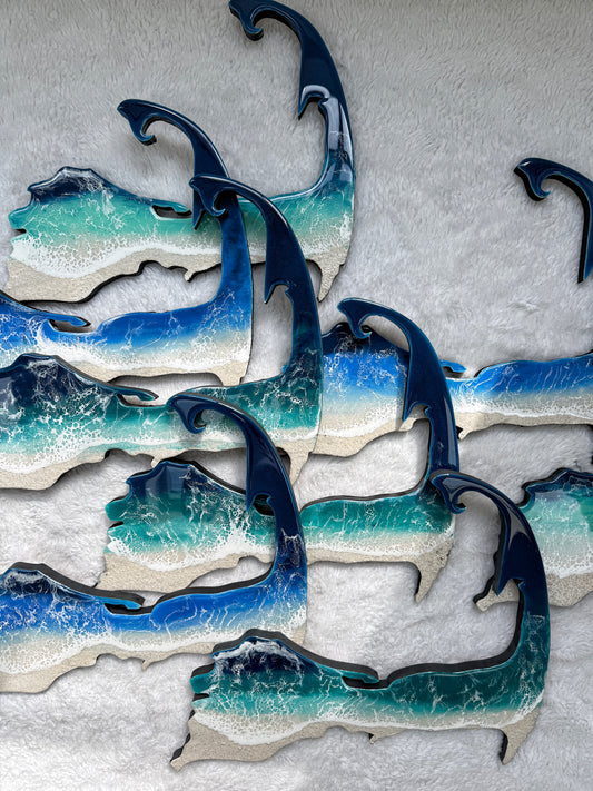 Cape Cod Wall Art | Ocean Wave Resin Decor 9/17/26