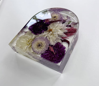 8" Arch Floral Preservation Keepsake