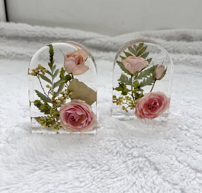 Mini Arch Floral Preservation Keepsake - Add On Item