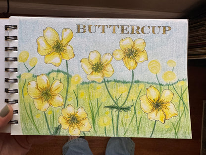 Complete Floral Coloring Book – Mixed Media Edition (with Marker Bundle) 11.16.25