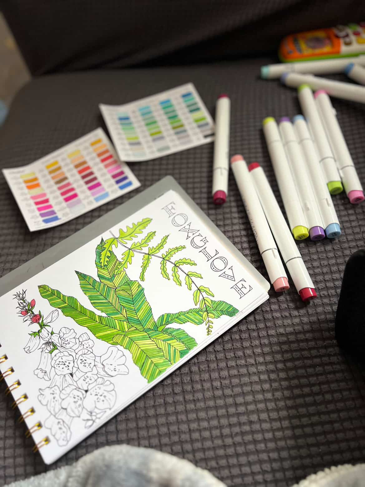 Complete Floral Coloring Book – Mixed Media Edition (with Marker Bundle) 9.8.25