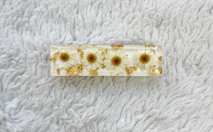 Resin Floral Barrette