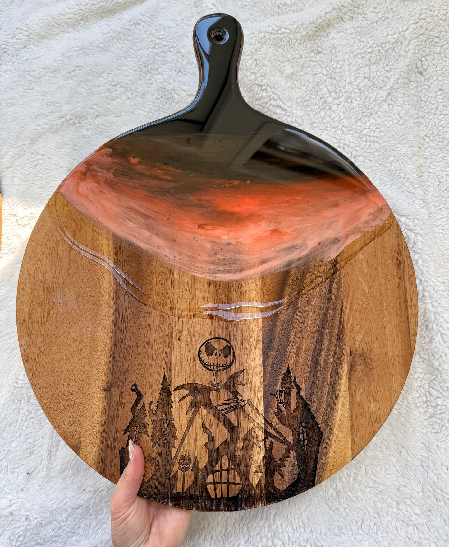 Halloween Cutting/Charcuterie Board - Acacia