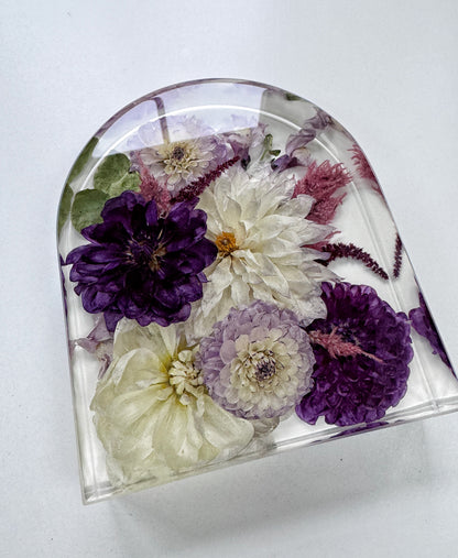 8" Arch Floral Preservation Keepsake